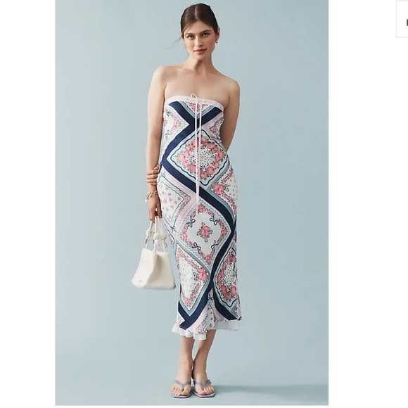 Anthropologie Dresses & Skirts - NWT Anthropology FOR LOVE & LEMONS Daisy Mae Strapless Midi Slip Dress